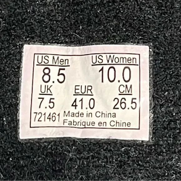 Vans Elevated 1.5" Sawtooth Women's Suede / Canvas Black Sneakers Size 10M - Picture 6 of 16